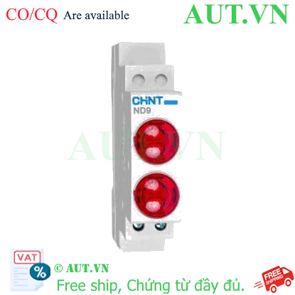 Ảnh của Đèn báo gắn thanh ray dạng module CHINT ND9-2/RR 12V 