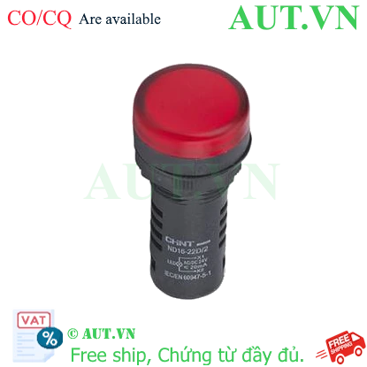 Ảnh của Đèn báo ND16-22D/2 24V RED CHINT - Led đỏ - Chính hãng