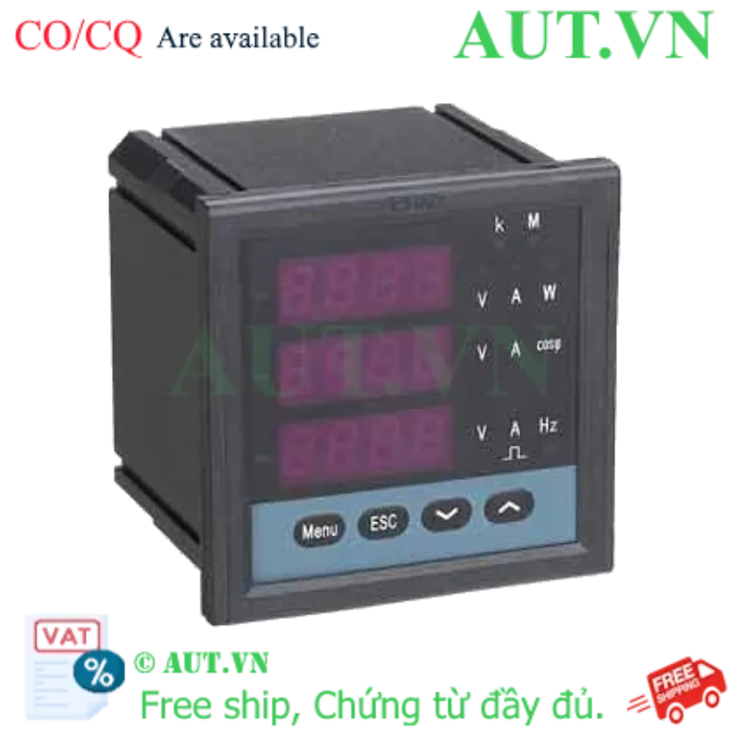 Ảnh của Đồng hồ đa năng 3 pha CHINT PD666-3S4 380V 5A 