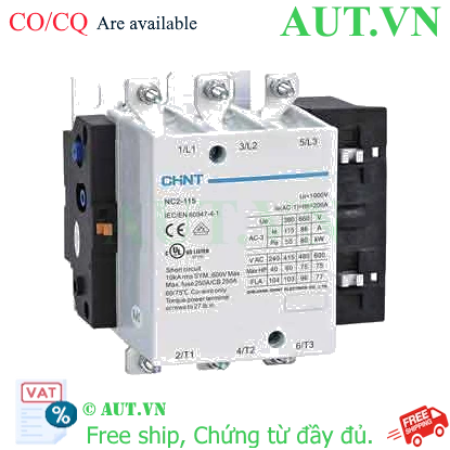 Ảnh của Khởi chint | NC2-115 380V 3 pha, sản phẩm mới 100%