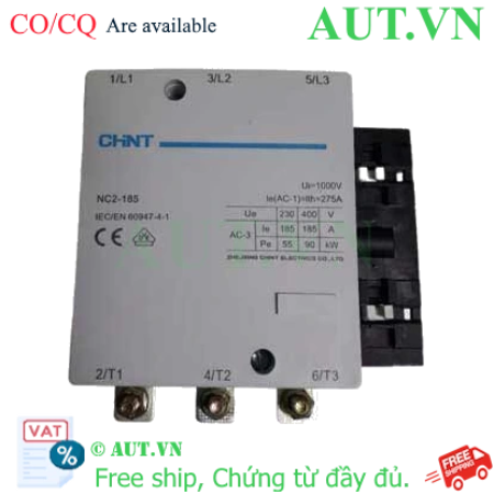 Ảnh của Khởi động từ 3 pha 220V NC2-185 220V Chint, mới 100%
