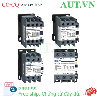 Ảnh của Khởi động từ chống bụi CHINT NCX1-12 220V 50Hz 