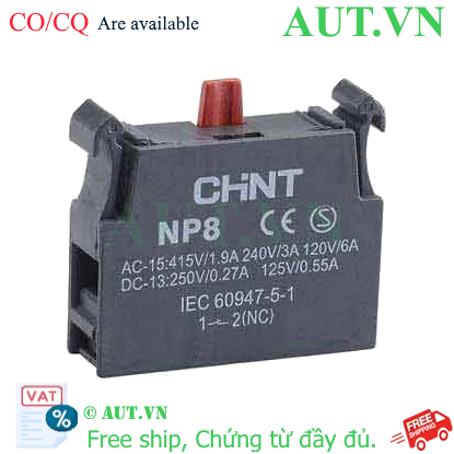 Ảnh của Khối tiếp điểm CHINT NP8 CONTACT UNITS NC 