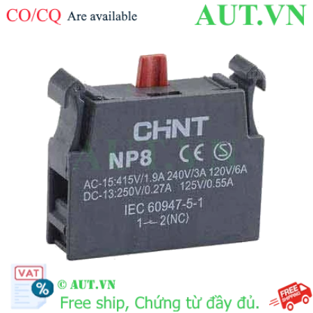Ảnh của Khối tiếp điểm CHINT NP8 CONTACT UNITS NC 