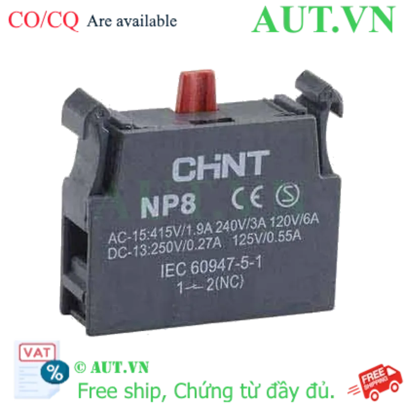Ảnh của Khối tiếp điểm CHINT NP8 CONTACT UNITS NC 