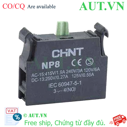 Ảnh của Khối tiếp điểm CHINT NP8 CONTACT UNITS NO 