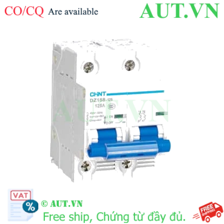 Ảnh của MCB 2 pha DZ158-125 2P 125A 6kA CHINT mới 100%, giá tốt