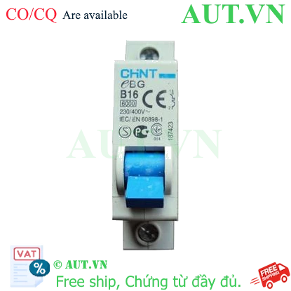 Ảnh của MCB CHINT eBG 1P B16 6kA 
