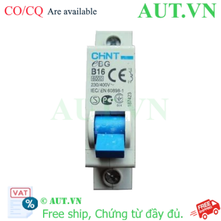 Ảnh của MCB CHINT eBG 1P B16 6kA 