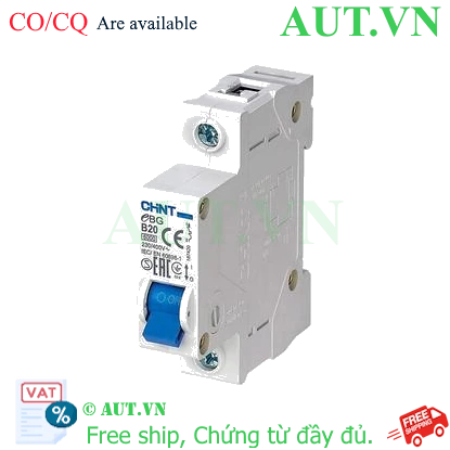 Ảnh của MCB CHINT eBG 1P B20 6kA 