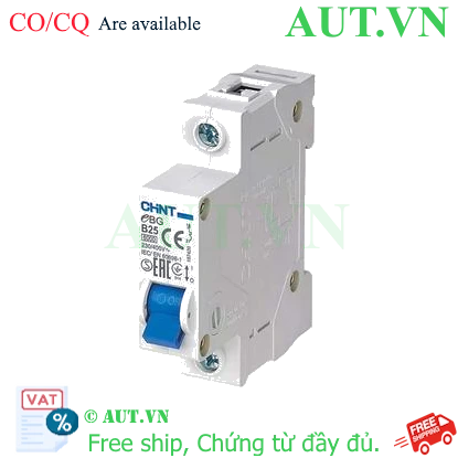 Ảnh của MCB CHINT eBG 1P B25 6kA 