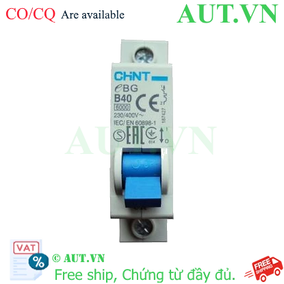 Ảnh của MCB CHINT eBG 1P B40 6kA 