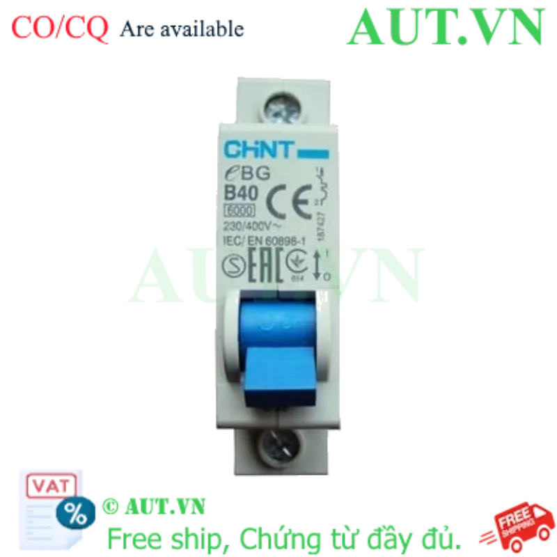 Ảnh của MCB CHINT eBG 1P B40 6kA 