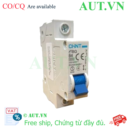 Ảnh của MCB CHINT eBG 1P B6 6kA 