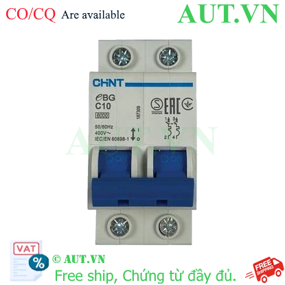 Ảnh của MCB CHINT eBG 2P C10 6kA 