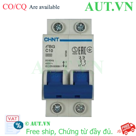 Ảnh của MCB CHINT eBG 2P C10 6kA 