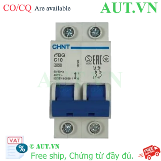 Ảnh của MCB CHINT eBG 2P C10 6kA 