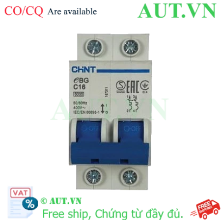 Ảnh của MCB CHINT eBG 2P C16 6kA 