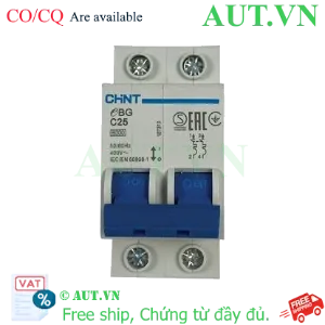 Ảnh của MCB CHINT eBG 2P C25 6kA 