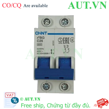 Ảnh của MCB CHINT eBG 2P C25 6kA 