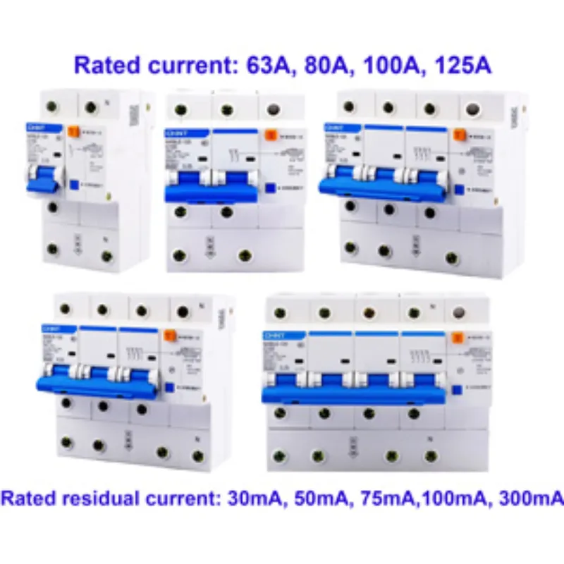 Ảnh của RCBO chống rò CHINT NXBLE-125 1P+N D125 50mA 