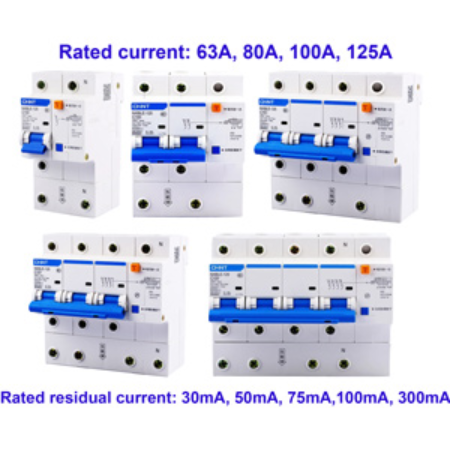 Ảnh của RCBO chống rò CHINT NXBLE-125 2P D100 300mA 