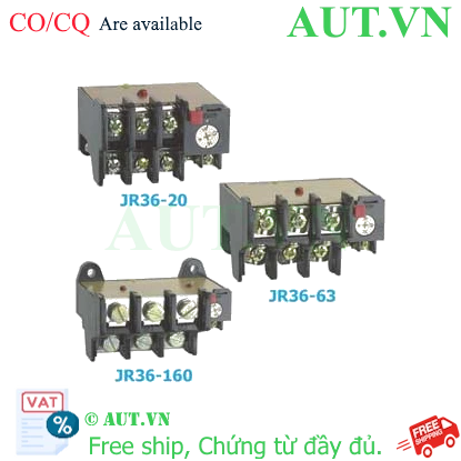 Ảnh của Rơ le nhiệt CHINT JR36-20 3.2-5A 