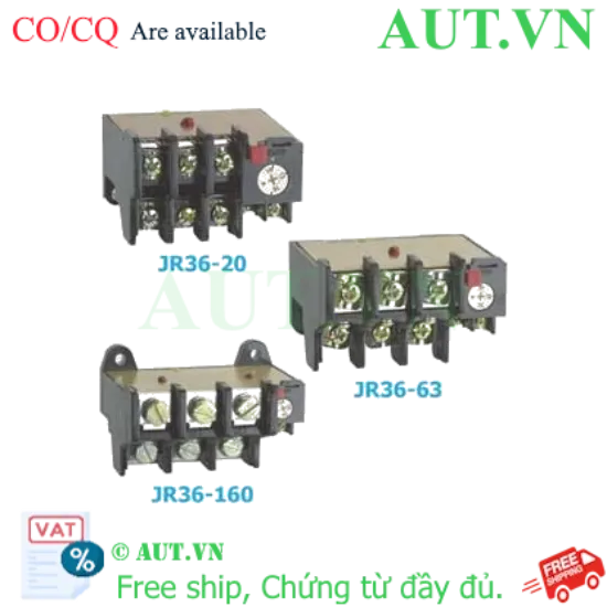 Ảnh của Rơ le nhiệt CHINT JR36-20 3.2-5A 