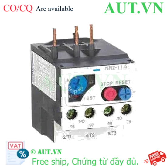 Ảnh của Rơ le nhiệt CHINT NR2-11.5/Z 0.1-0.16A 