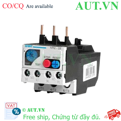 Ảnh của Rơ le nhiệt CHINT NR2-25 0.1-0.16A 