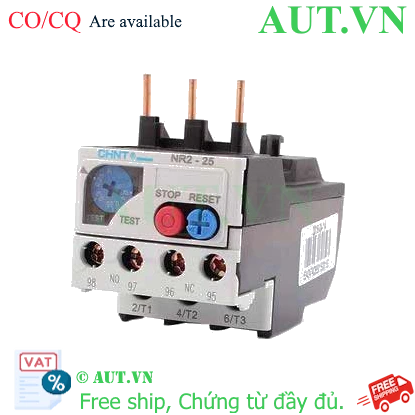 Ảnh của Rơ le nhiệt CHINT NR2-25 0.25-0.4A 
