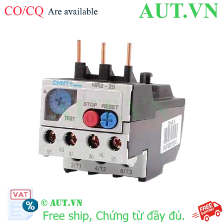 Ảnh của Rơ le nhiệt CHINT NR2-25 0.25-0.4A 