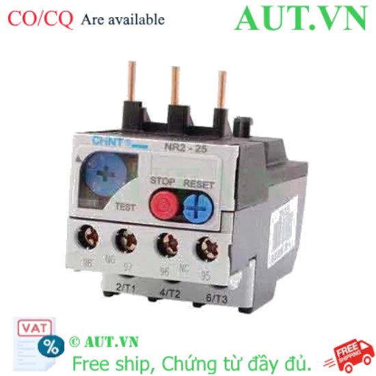 Ảnh của Rơ le nhiệt CHINT NR2-25 0.63-1A 