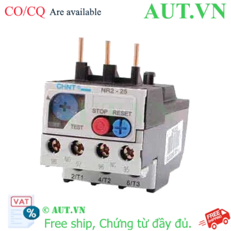 Ảnh của Rơ le nhiệt CHINT NR2-25 0.63-1A 