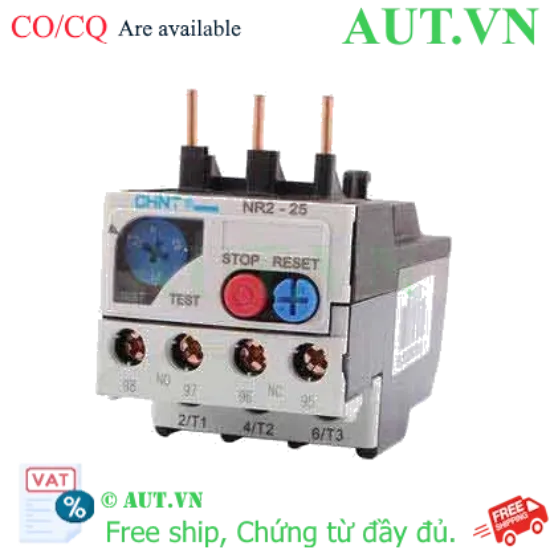 Ảnh của Rơ le nhiệt CHINT NR2-25 17-25A 