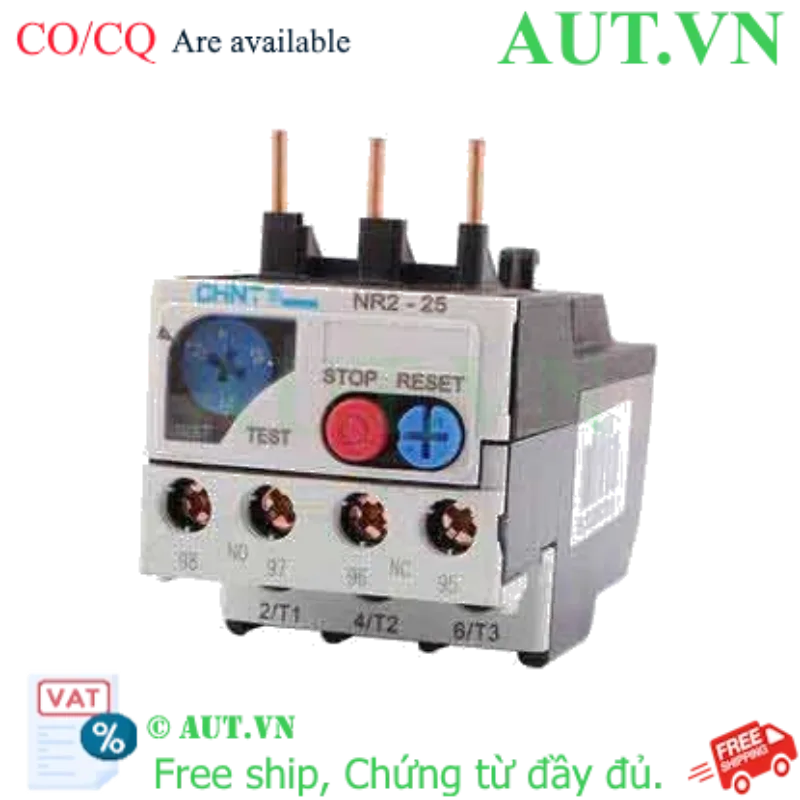 Ảnh của Rơ le nhiệt CHINT NR2-25 17-25A 