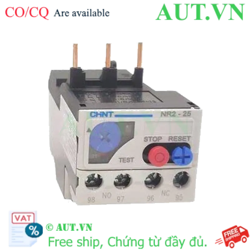 Ảnh của Rơ le nhiệt CHINT NR2-25 5.5-8A 