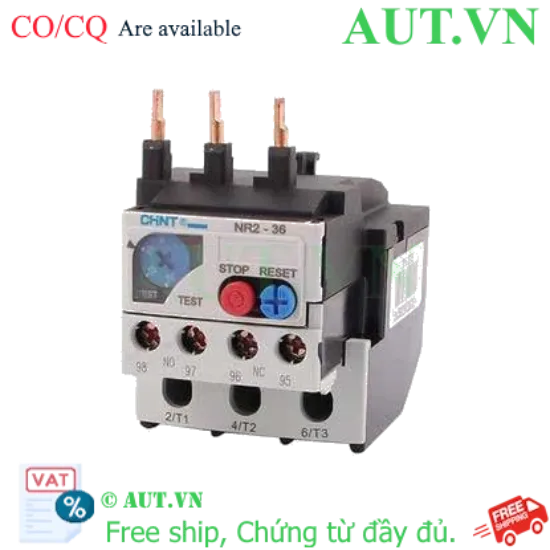 Ảnh của Rơ le nhiệt CHINT NR2-36 28-36A 