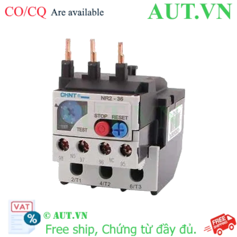 Ảnh của Rơ le nhiệt CHINT NR2-36 28-36A 