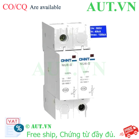 Ảnh của Thiết bị chống sét CHINT NU6-II 100kA/385V 1P 