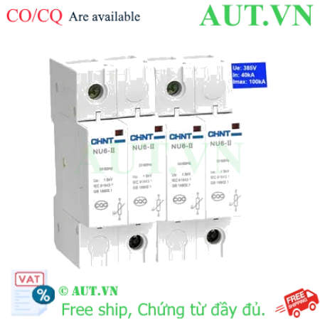 Ảnh của Thiết bị chống sét CHINT NU6-II 100kA/385V 2P 