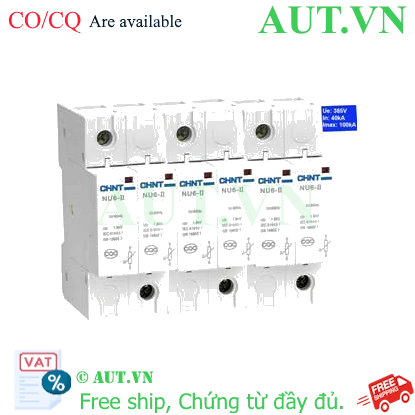 Ảnh của Thiết bị chống sét CHINT NU6-II 100kA/385V 3P 