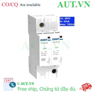 Ảnh của Thiết bị chống sét CHINT NU6-II 100kA/460V 1P 