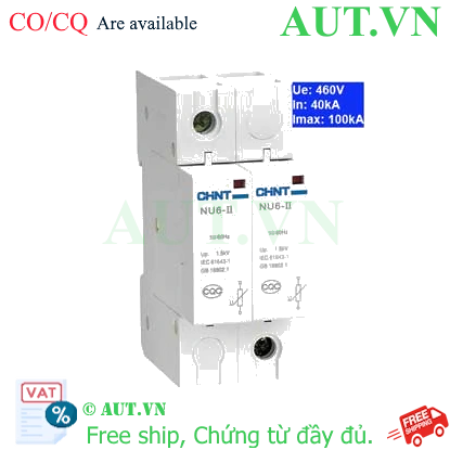 Ảnh của Thiết bị chống sét CHINT NU6-II 100kA/460V 1P 