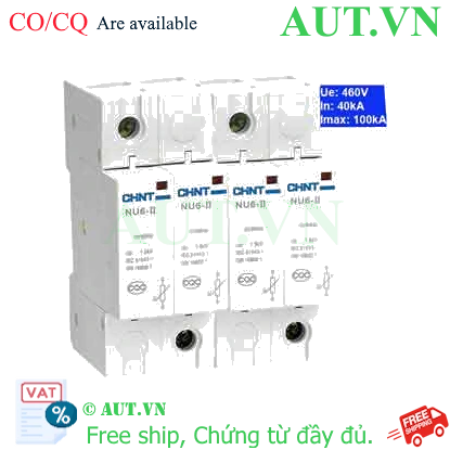 Ảnh của Thiết bị chống sét CHINT NU6-II 100kA/460V 2P 
