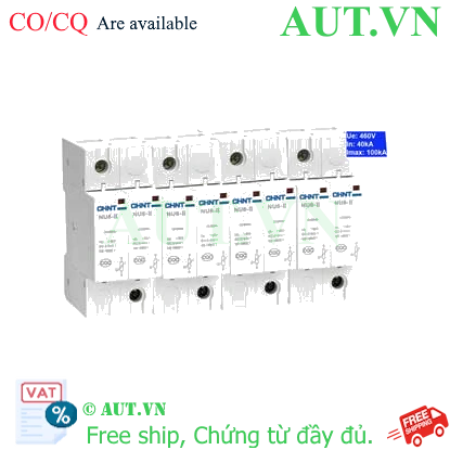 Ảnh của Thiết bị chống sét CHINT NU6-II 100kA/460V 4P 