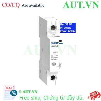 Ảnh của Thiết bị chống sét CHINT NU6-II 60kA/385V 1P 