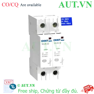 Ảnh của Thiết bị chống sét CHINT NU6-II 60kA/385V 2P 