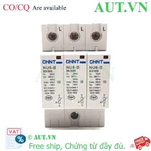 Ảnh của Thiết bị chống sét CHINT NU6-II 60kA/385V 3P 