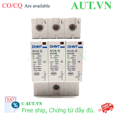 Ảnh của Thiết bị chống sét CHINT NU6-II 60kA/385V 3P 